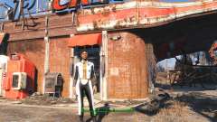 Branco macacão de Abóbada 111 para Fallout 4