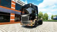Adesivo de pele Bombas sobre a unidade de tracionamento Scania para Euro Truck Simulator 2