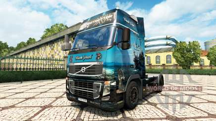 Pérola negra de pele para a Volvo caminhões para Euro Truck Simulator 2