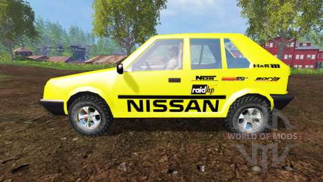 Nissan Micra [racing edition] v3.0 para Farming Simulator 2015