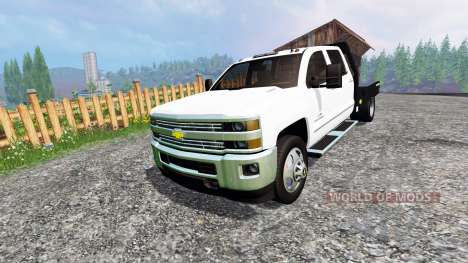 Chevrolet Silverado 3500 [flatbed] para Farming Simulator 2015