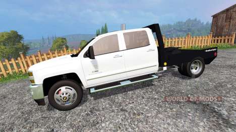 Chevrolet Silverado 3500 [flatbed] para Farming Simulator 2015