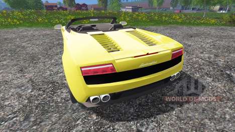Lamborghini Gallardo Spyder para Farming Simulator 2015