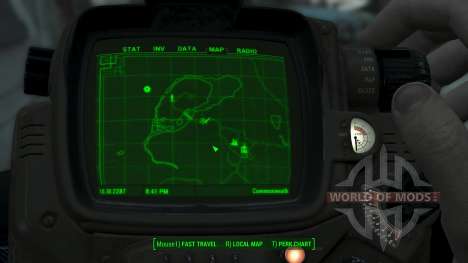 Immersive Map 4k - BLUEPRINT Inv. - Big Squares para Fallout 4