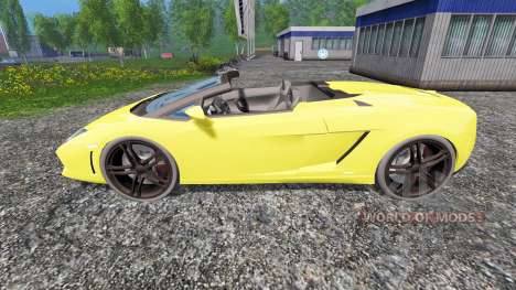Lamborghini Gallardo Spyder para Farming Simulator 2015