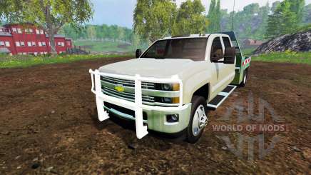 Chevrolet Silverado 3500 [flatbed] v7.0 para Farming Simulator 2015