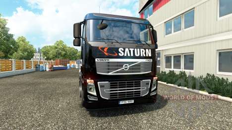 Saturno pele da Volvo caminhões para Euro Truck Simulator 2