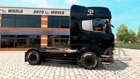 BlackBerry pele para o Scania truck para Euro Truck Simulator 2