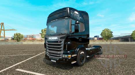 O velozes e furiosos 6 a pele para o Scania truc para Euro Truck Simulator 2