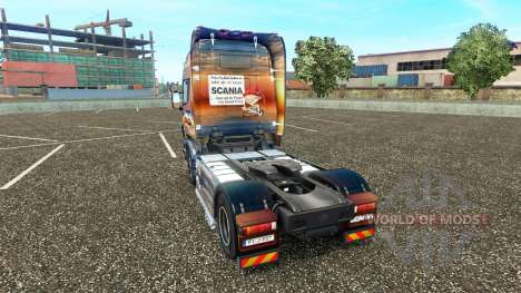 Homens de Poder para a pele do Scania truck para Euro Truck Simulator 2