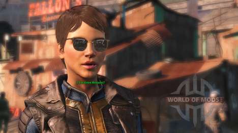 O reflexo no óculos para Fallout 4