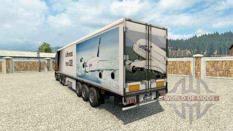 Pele A380 no trailer para Euro Truck Simulator 2