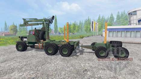KrAZ-255 B1 [madeira] v2.5 para Farming Simulator 2015