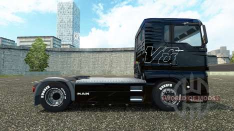 A pele do V8 caminhão HOMEM v2.0 para Euro Truck Simulator 2