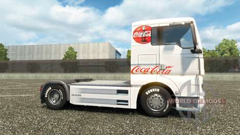 Pele Coca-Cola no caminhão HOMEM para Euro Truck Simulator 2