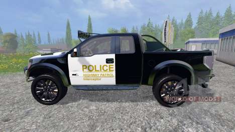 Ford F-150 Raptor Police para Farming Simulator 2015