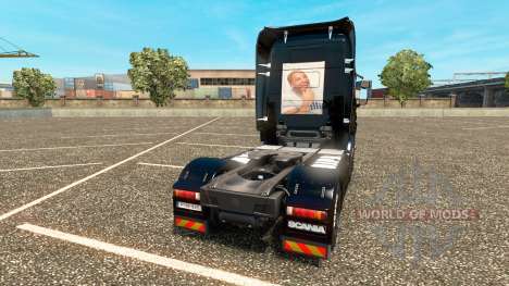 O velozes e furiosos 6 a pele para o Scania truc para Euro Truck Simulator 2