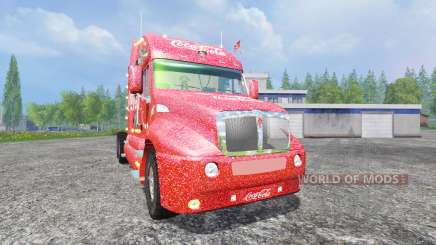 Kenworth T2000 [Coca-Cola Christmas] para Farming Simulator 2015