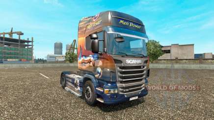 Homens de Poder para a pele do Scania truck para Euro Truck Simulator 2