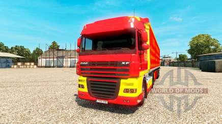 DLRG pele para caminhões DAF para Euro Truck Simulator 2