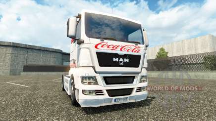 Pele Coca-Cola no caminhão HOMEM para Euro Truck Simulator 2