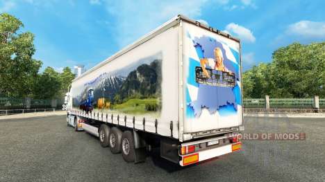 Baviera Express pele para a Volvo caminhões para Euro Truck Simulator 2