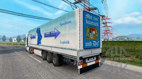 A pele da Baviera Express no caminhão HOMEM para Euro Truck Simulator 2