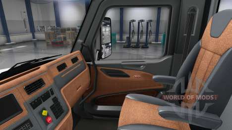 Atualizado interior em um Peterbilt 579 para American Truck Simulator