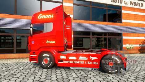 Emons pele para o Scania truck para Euro Truck Simulator 2