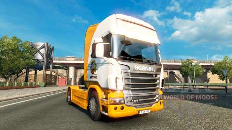 Mezzo Mistura de pele para o Scania truck para Euro Truck Simulator 2
