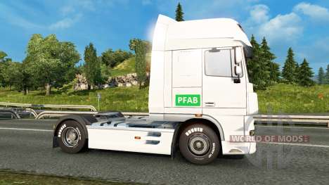 Pele PFAB no tractor DAF para Euro Truck Simulator 2