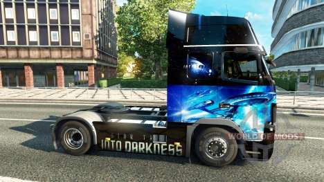 Pele de Star Trek na Escuridão para a Volvo cami para Euro Truck Simulator 2