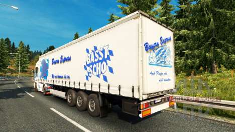 Baviera Express pele para o Scania truck para Euro Truck Simulator 2