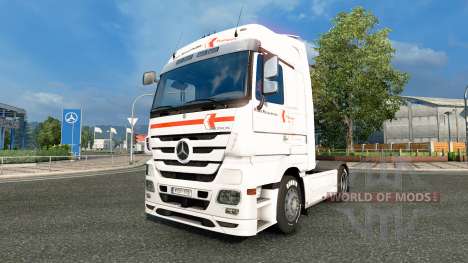 Pele Klaus Bosselmann na unidade de tracionament para Euro Truck Simulator 2