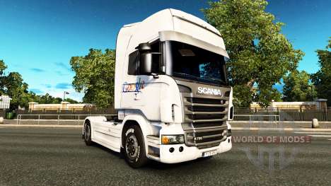 O Google pele para o Scania truck para Euro Truck Simulator 2
