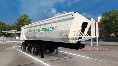 Bardon Agregados pele do trailer para Euro Truck Simulator 2