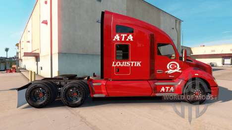 ATA de Logística para a pele do Kenworth trator para American Truck Simulator