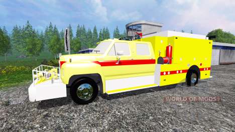 Ford F-800 [fire truck] para Farming Simulator 2015