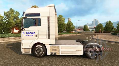 Pele A. Schulz no caminhão HOMEM para Euro Truck Simulator 2