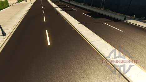 Escuro do asfalto para American Truck Simulator