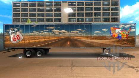 Route 66 Trailer para American Truck Simulator