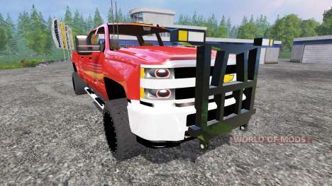 Chevrolet Silverado 3500 [plow truck] para Farming Simulator 2015