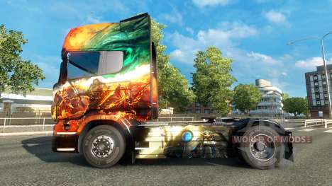 O Guild Wars 2 para a pele do Scania truck para Euro Truck Simulator 2
