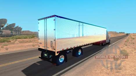 Chrome trailer para American Truck Simulator