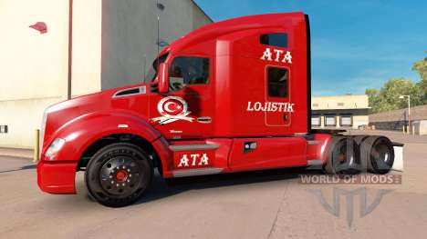 ATA de Logística para a pele do Kenworth trator para American Truck Simulator