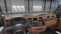 Atualizado interior em um Peterbilt 579 para American Truck Simulator