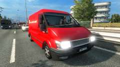 Ford Transit KitKat para Euro Truck Simulator 2