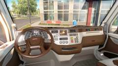 A nova cor Peterbilt 579 interior para American Truck Simulator