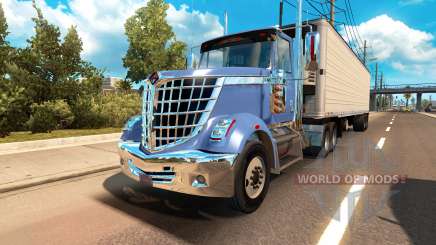 Internacional LoneStar no trânsito para American Truck Simulator