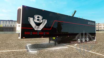 Skin para o Scania V8 Schmitz trailer para Euro Truck Simulator 2
